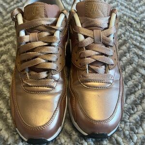 Nike Youth Metallic Pink Sneakers